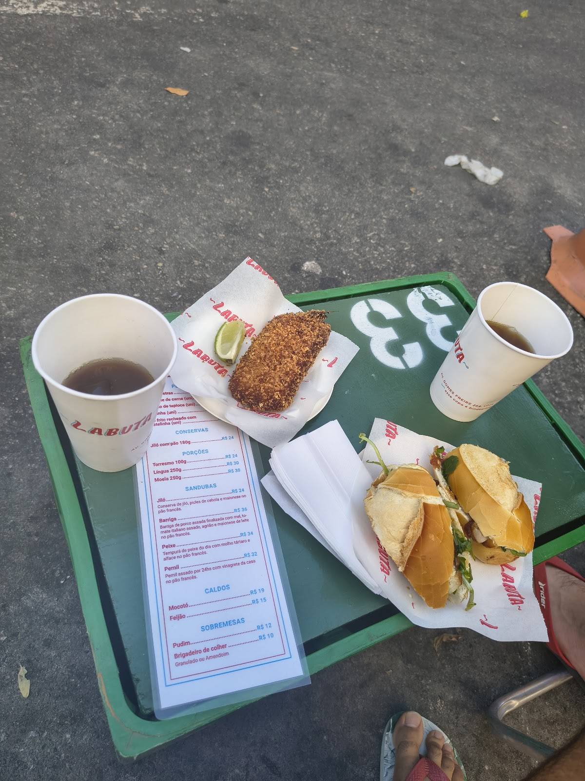 Labuta Bar cardápio