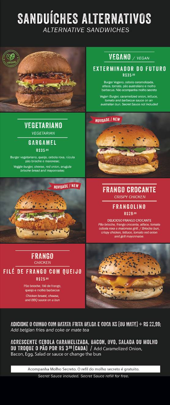 LeMax Hamburgueria - Olegário Maciel (Barra da Tijuca) cardápio