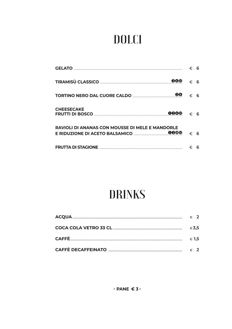 Menu di Ristorante Figo Nomentana 