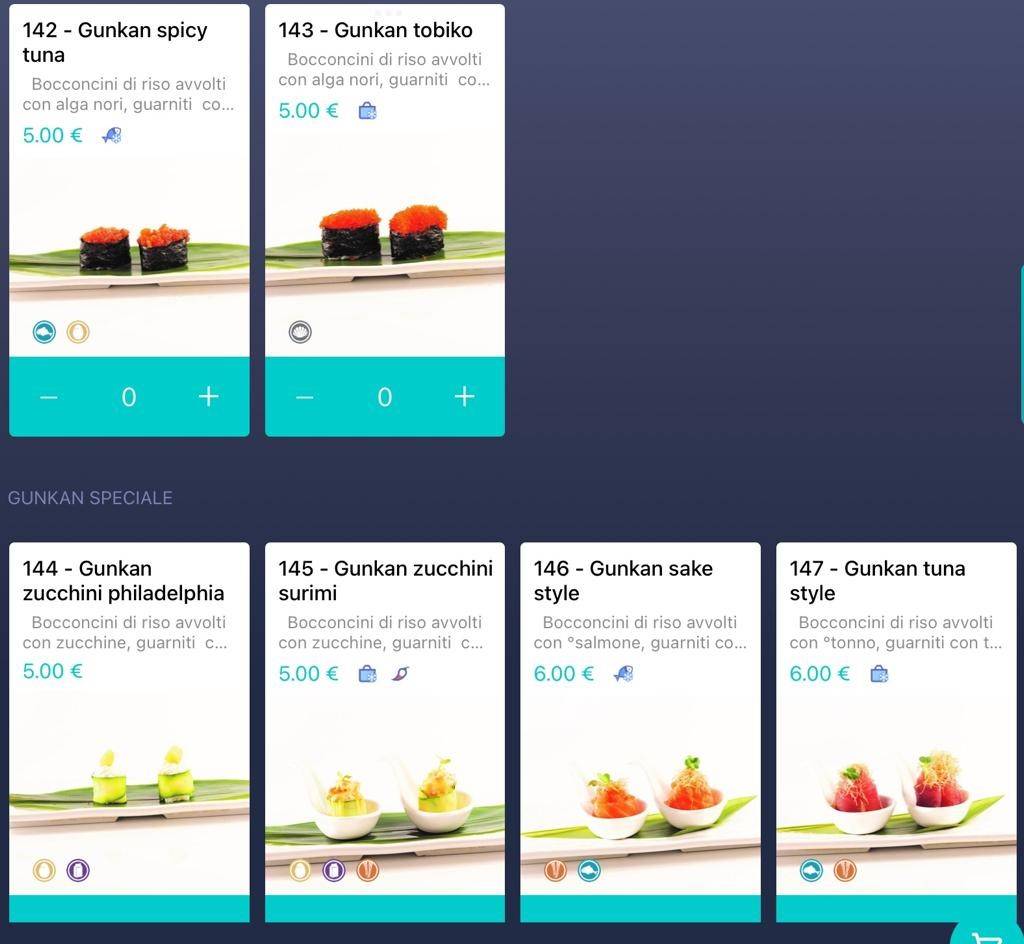 Menu di Ristorante Giapponese Tokyo Empoli 