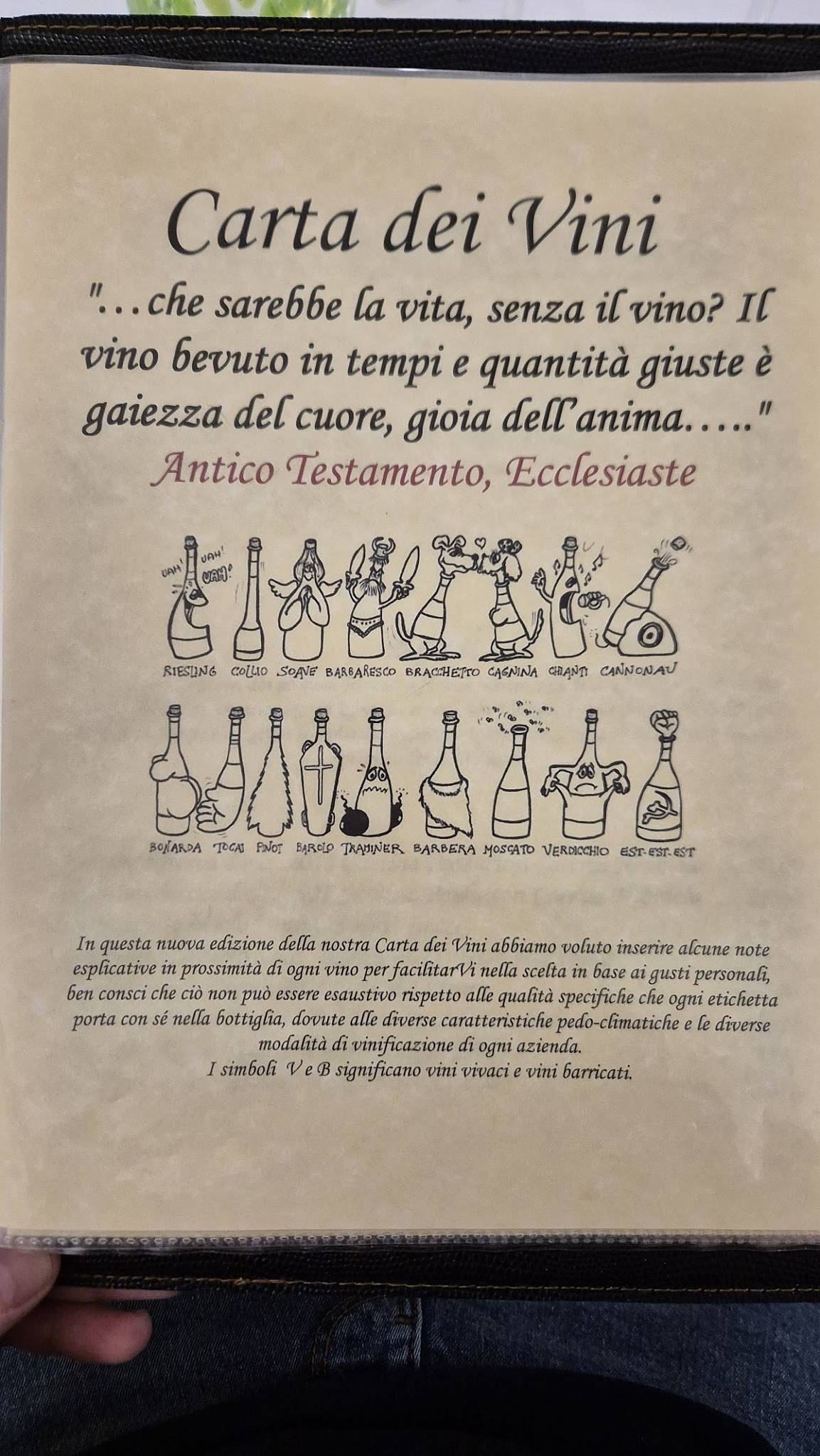 Menu di Ristorante La Rocca di Sparone 