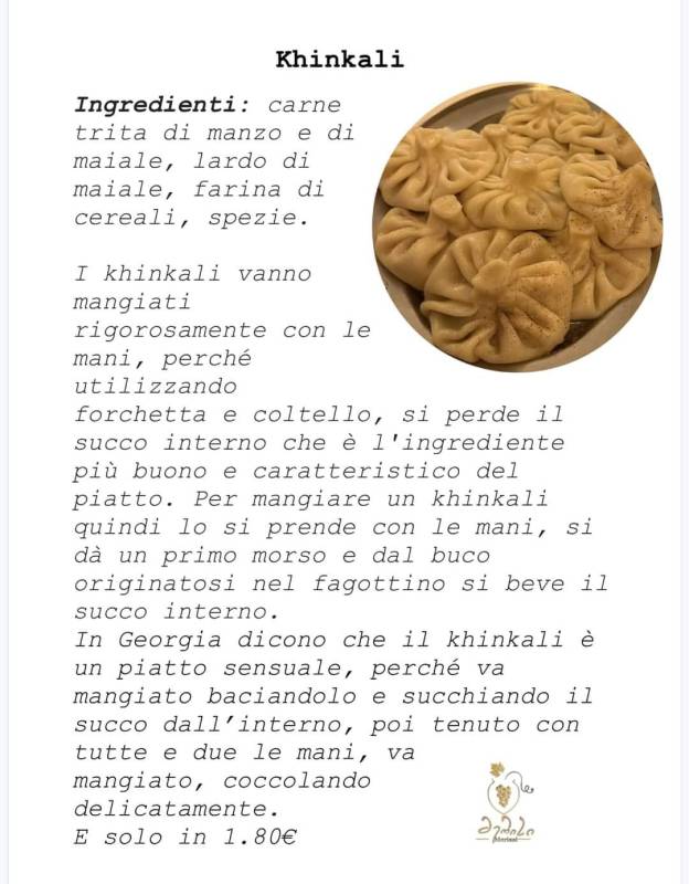 Menu di Ristorante Merissi 