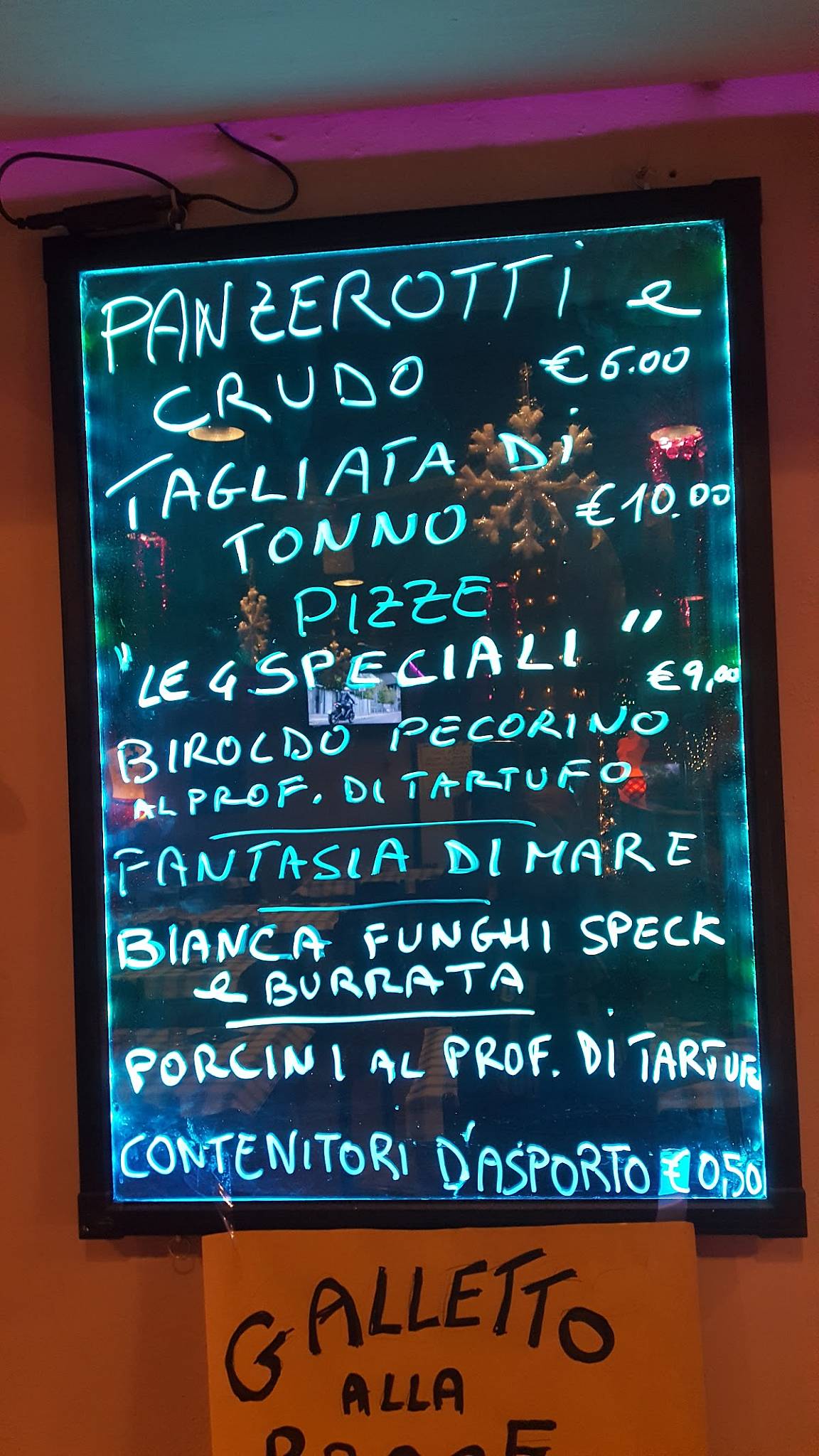 Menu di Ristorante Pizzeria Il Riccio 