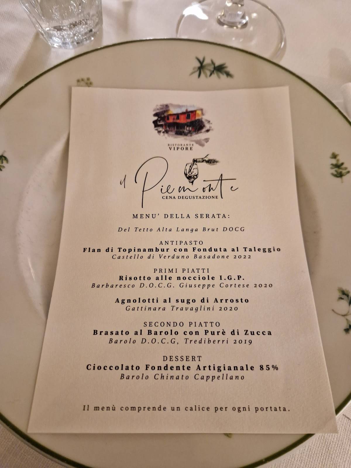 Menu di Ristorante Vipore 