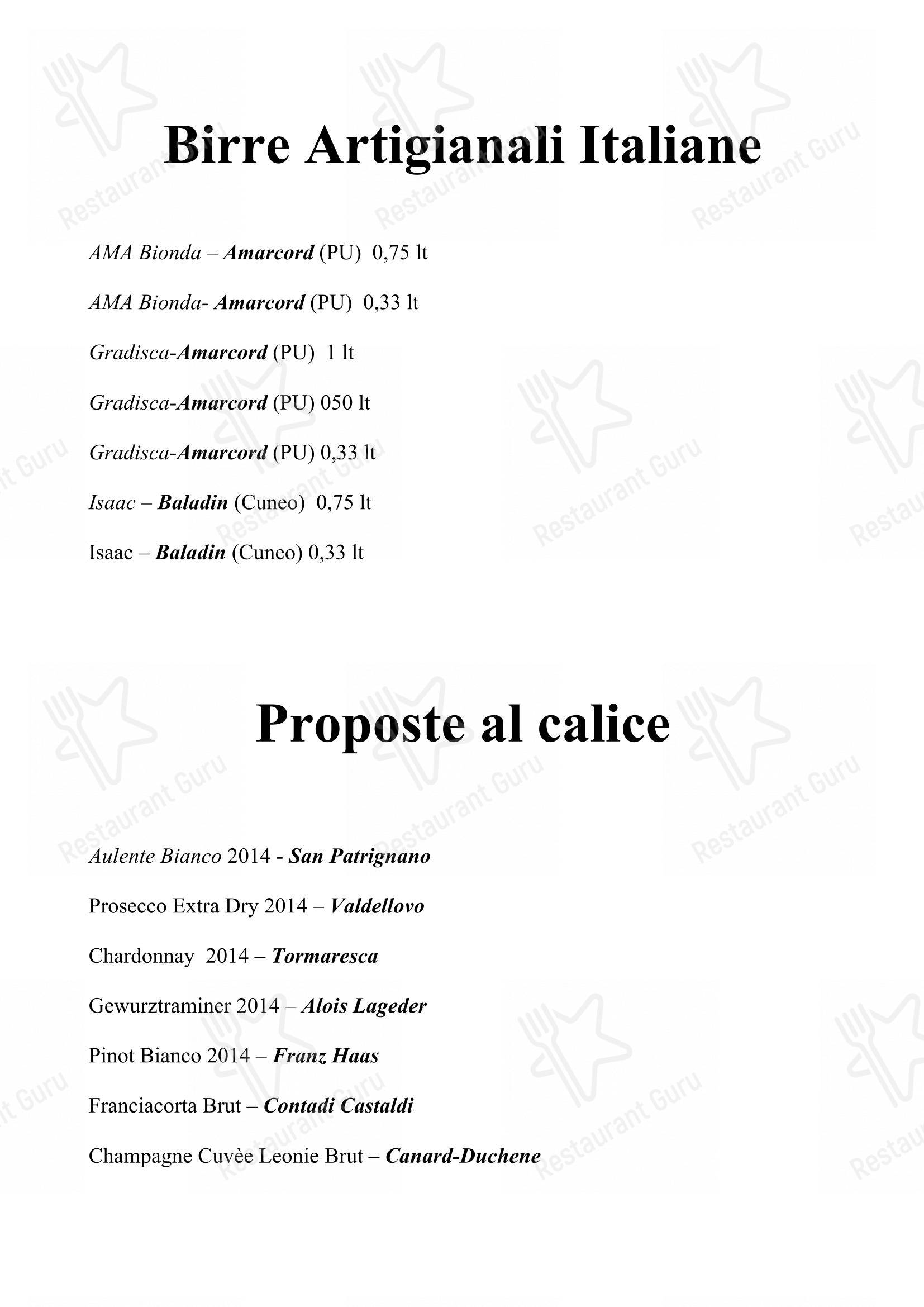 菜单 per Ristorante da Fino in Riccione