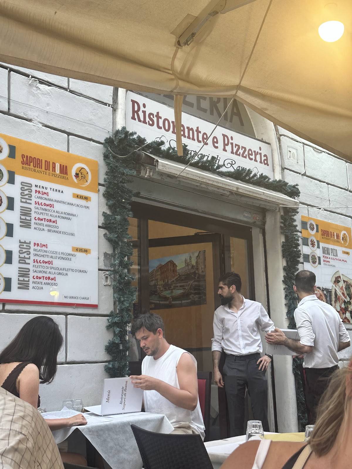 Menu di Ristorante e Pizzeria ''SAPORI DI ROMA'' 