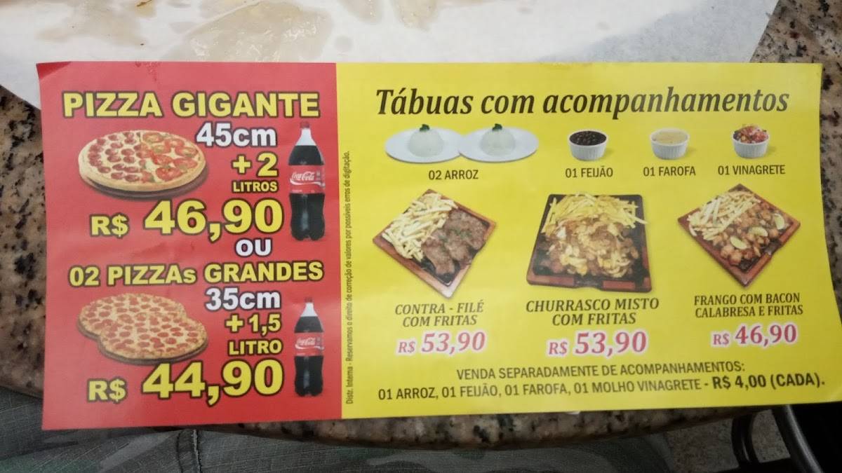 Romano Pizza & Grill cardápio