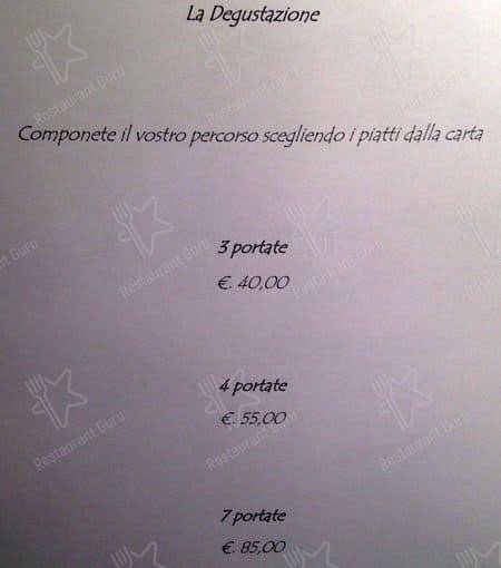 Menu di cucinAtipica osteria creativa 