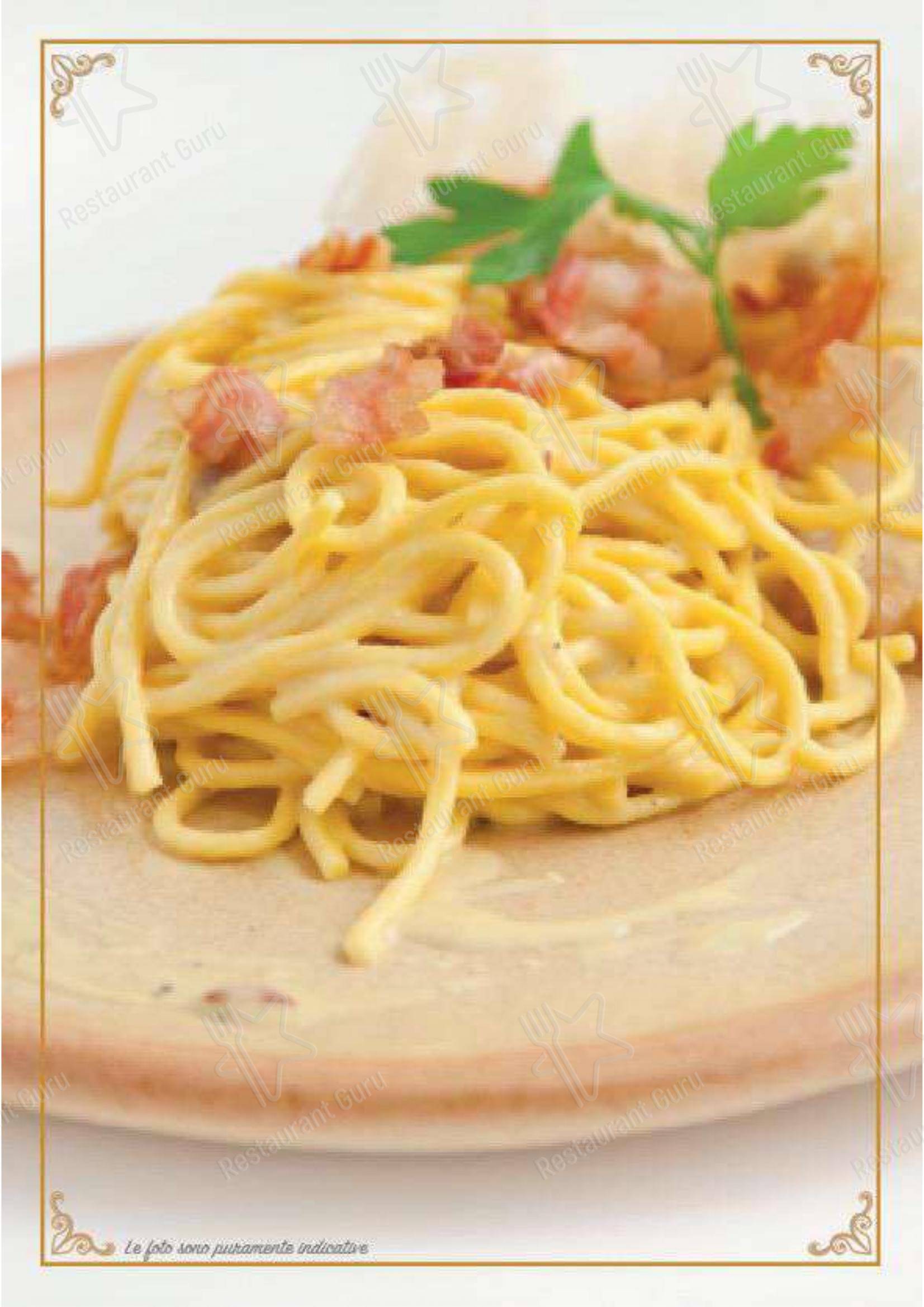 Locanda Giulietta e Romeo dans Rome - Menu