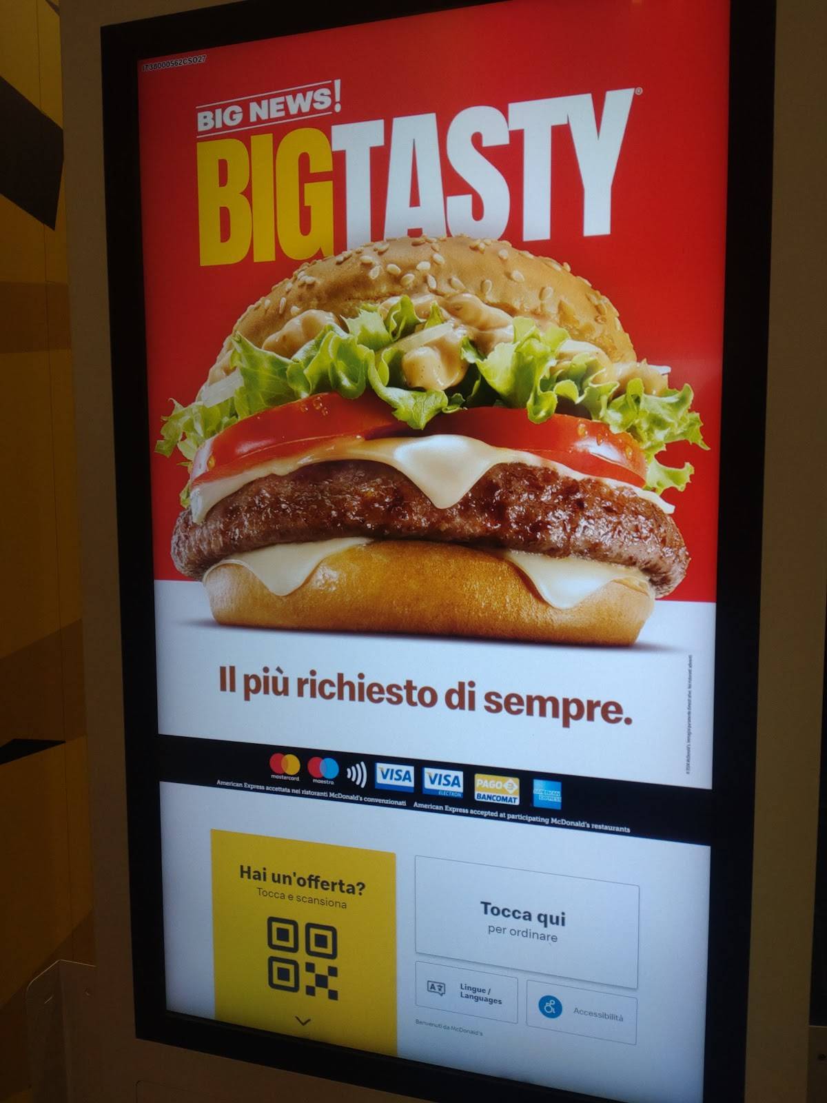 Menu de McDonald's