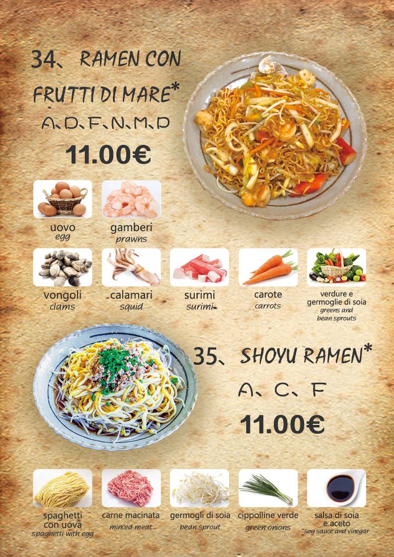 Menu di QQ ramen e BBQ 