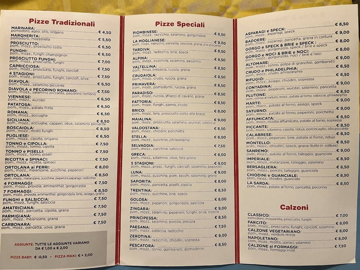 Menu di Rossopizza-Mogliano Veneto 