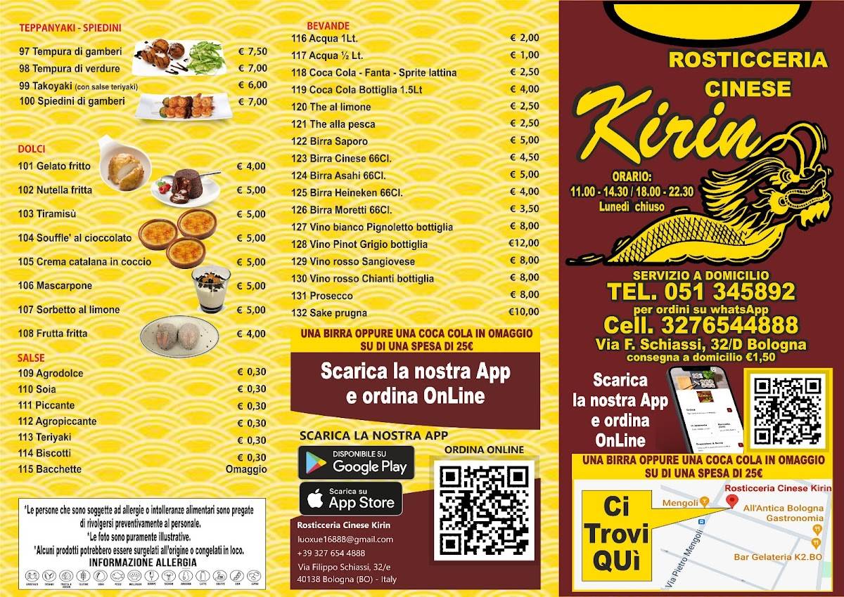 Menu di Rosticceria Cinese Riso 