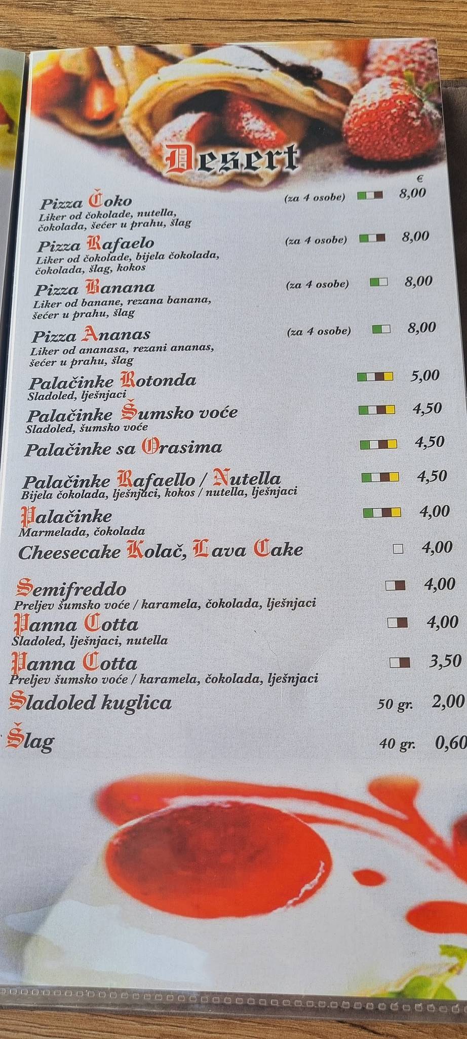 Menu di Rotonda 