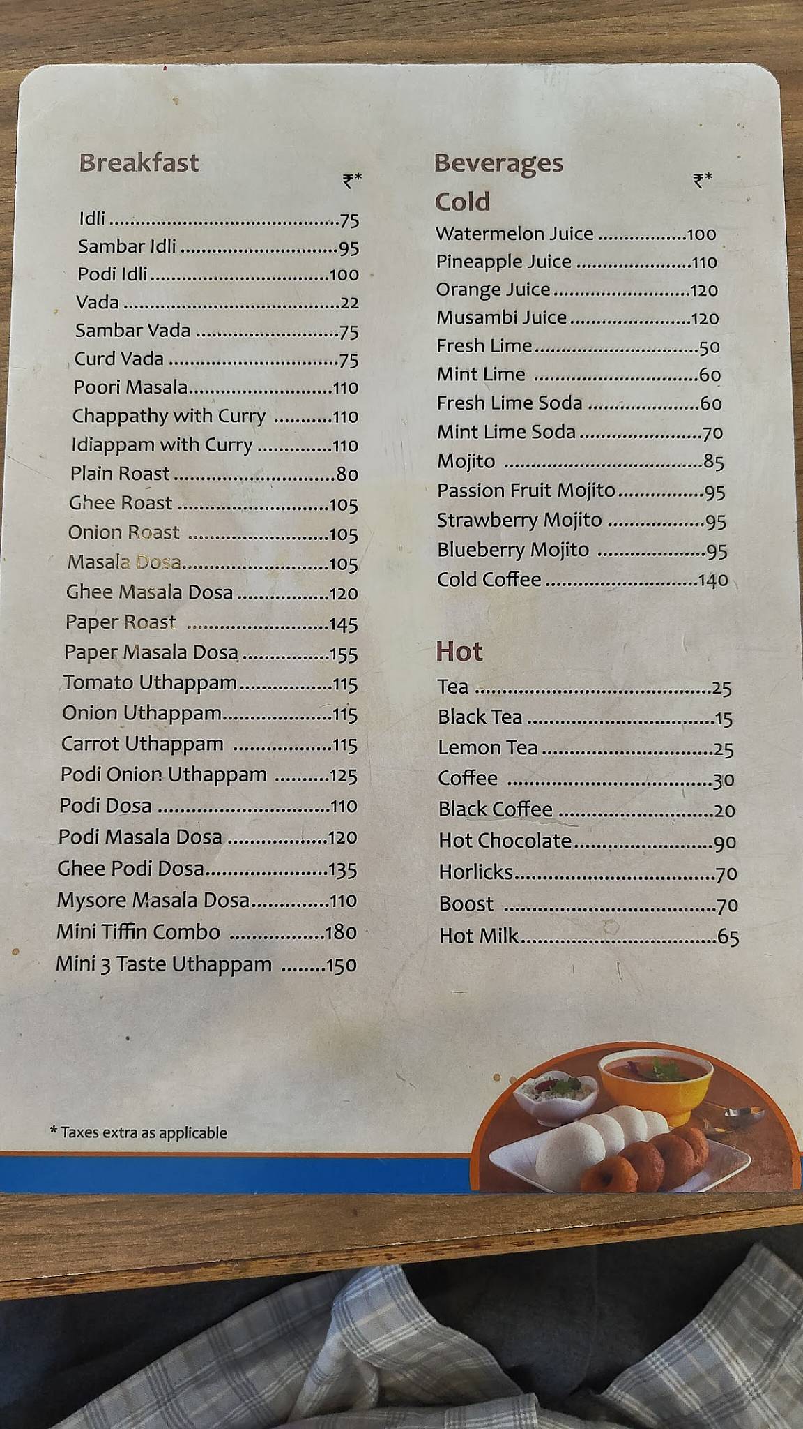 Ruchi Veg Restaurant menu