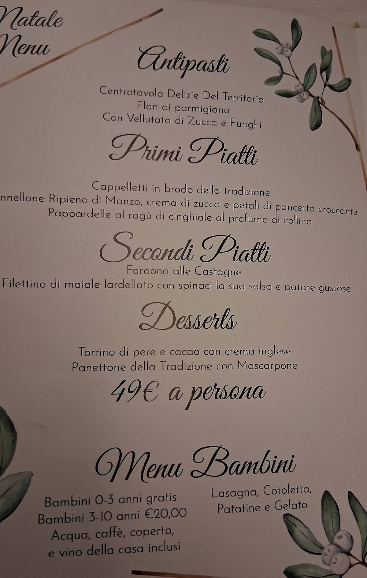 Menu di Rumagna Trattoria Contemporanea 
