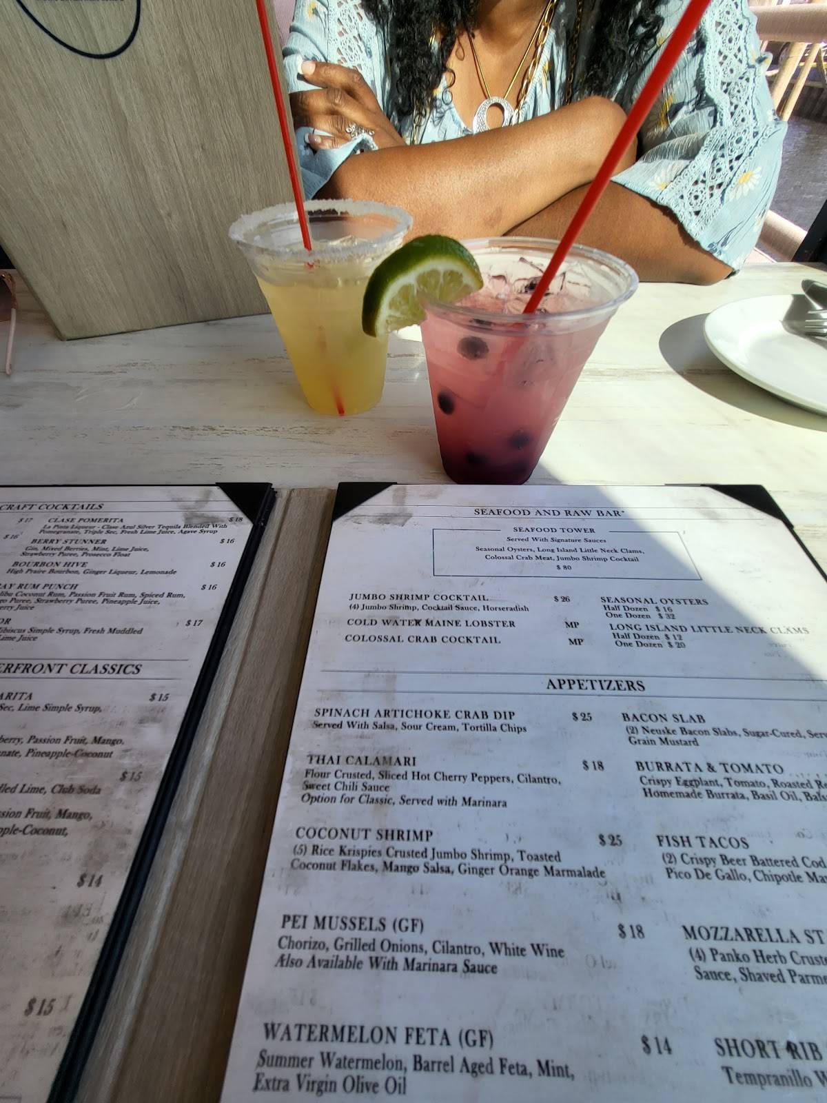 Menu at SALT restaurant, Merrick