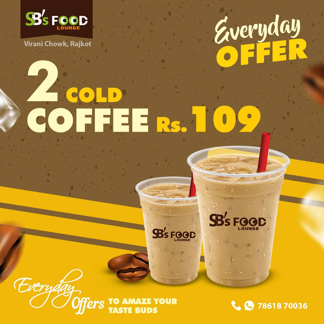 SB's Food Lounge menu