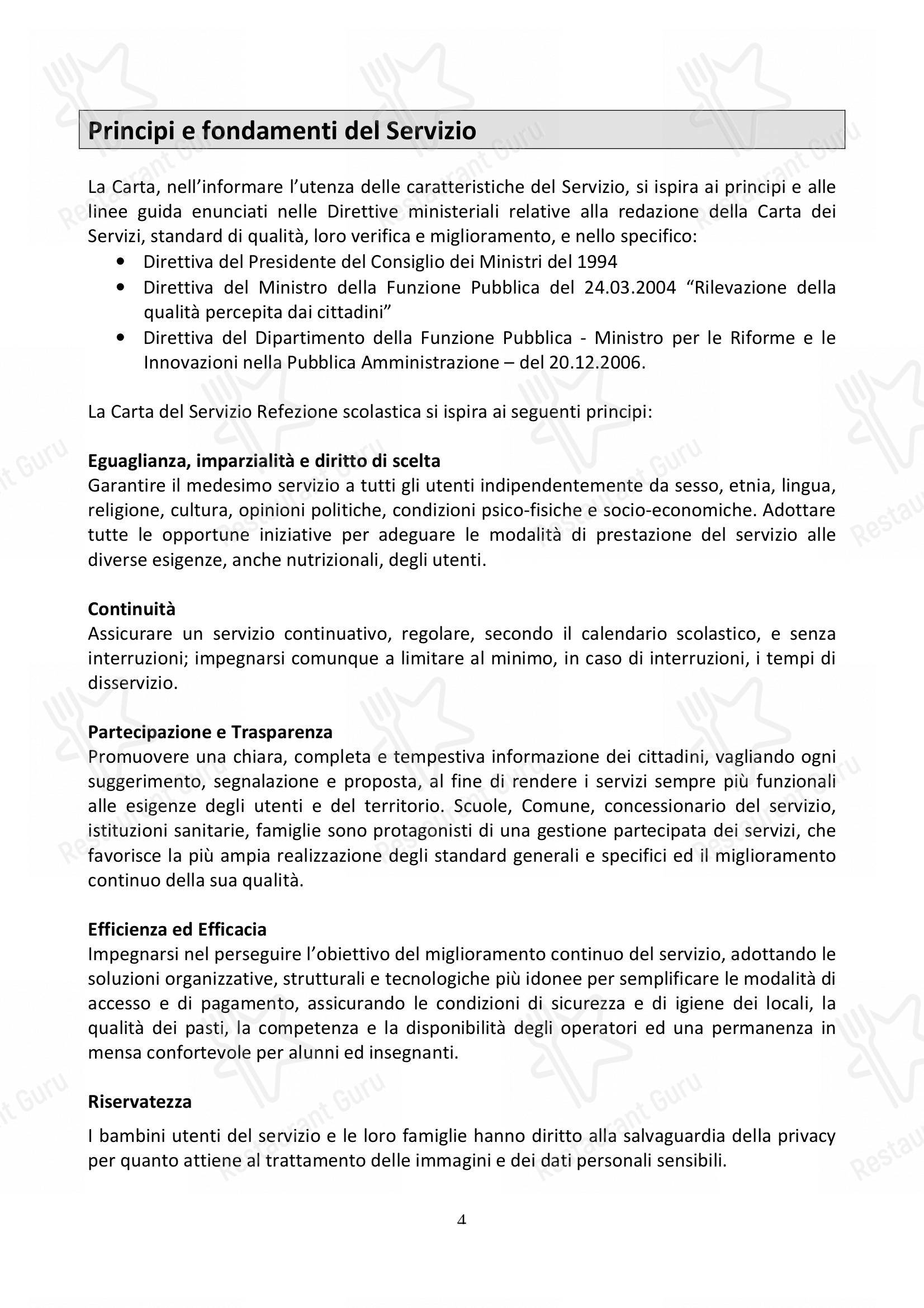 Menu di SERIMI - Breakfast Menu