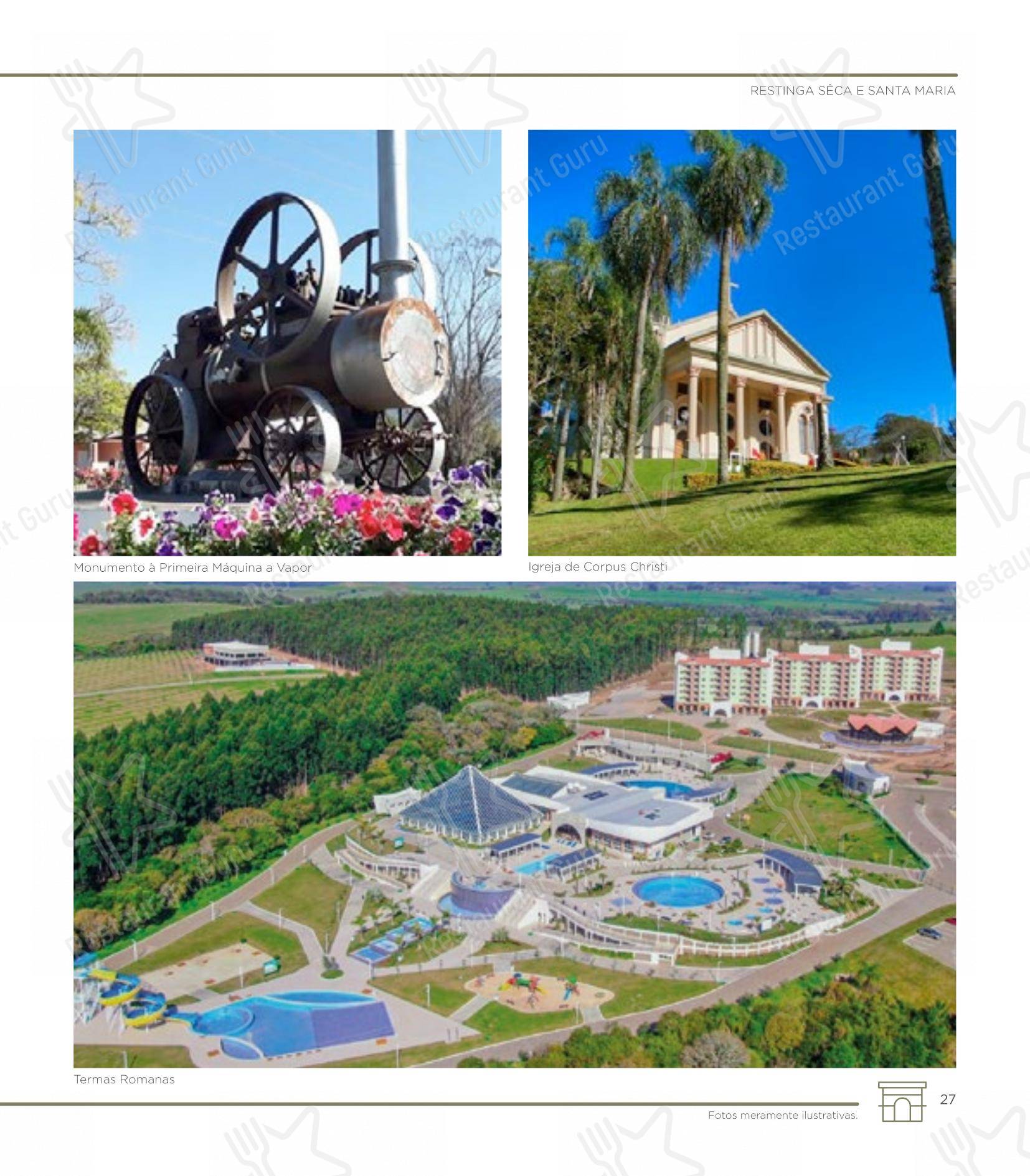 SESC Centro Histórico em Porto Alegre - Основное меню