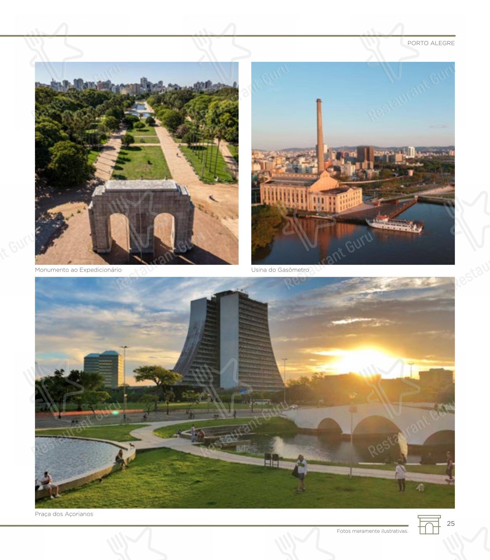 Основное меню para SESC Centro Histórico restaurante