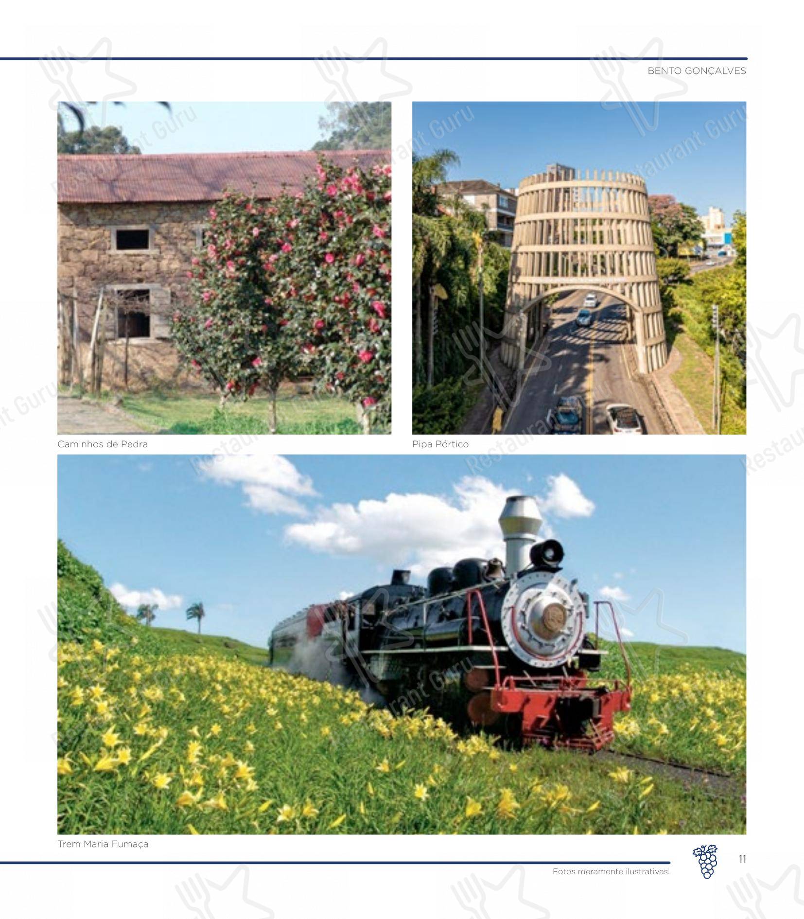 Основное меню para SESC Centro Histórico em Porto Alegre