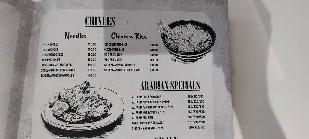 Safair Restaurant, Near Indian Oil Pump, Adimali menu
