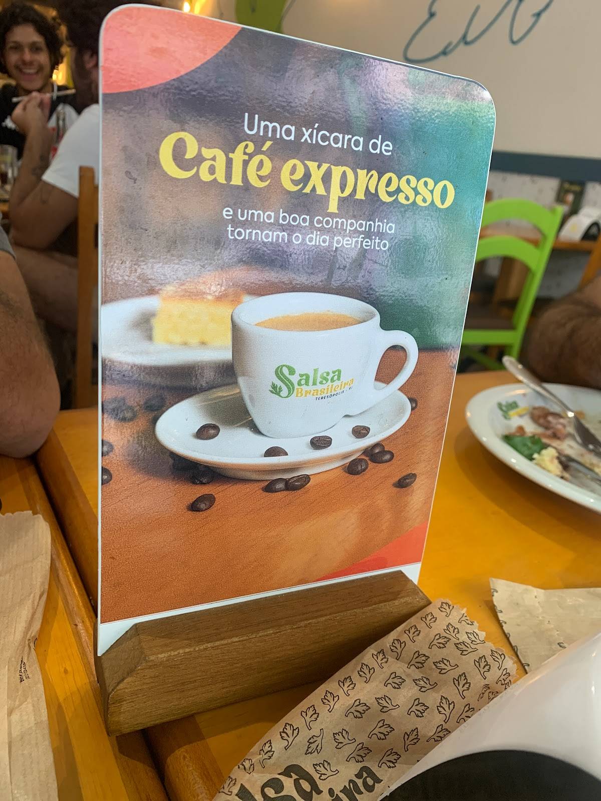 Salsa Brasileira cardápio