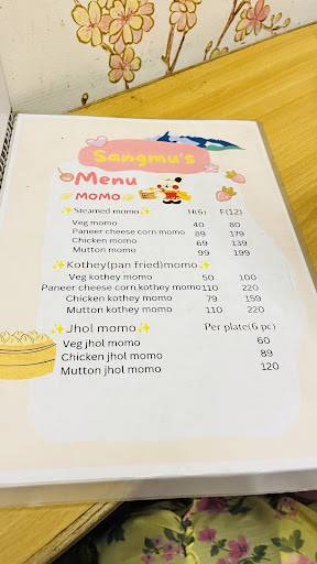 Sangmu's menu