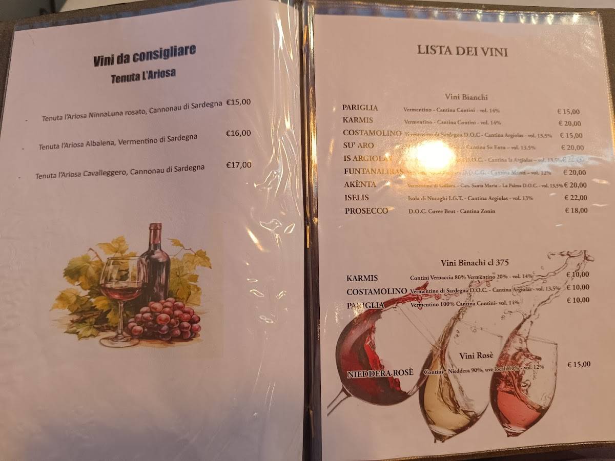 Menu di Ristorante Santa Maria 