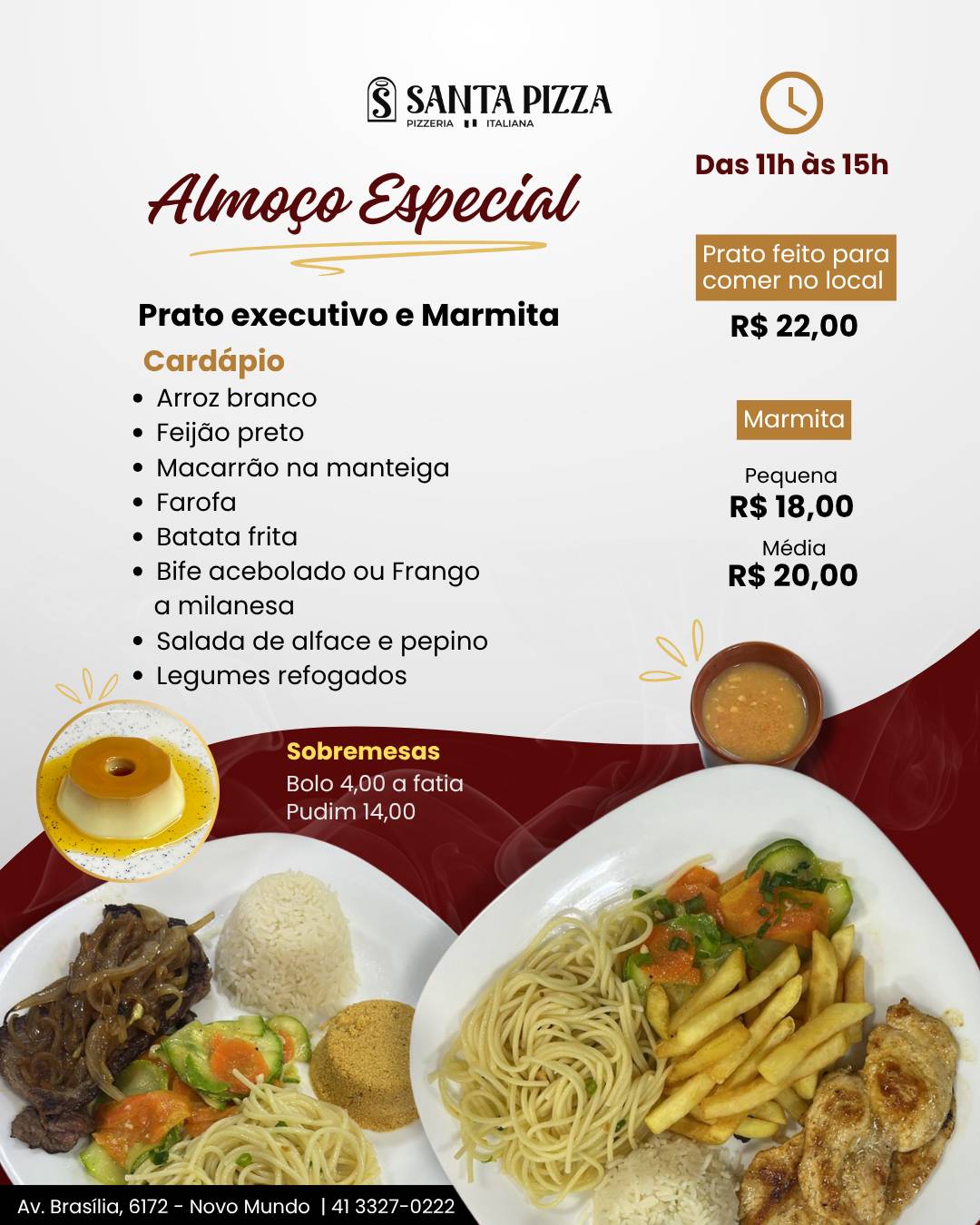 Santa Pizza Pizzeria Italiana cardápio