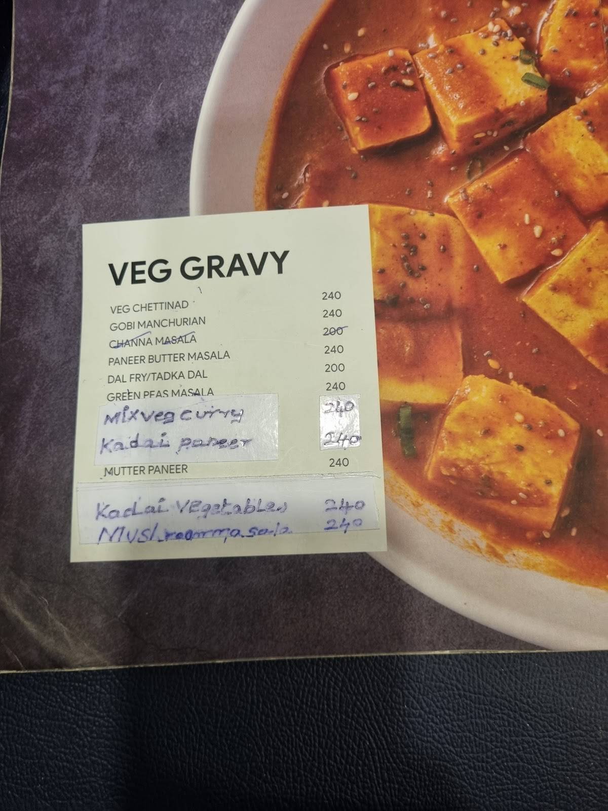 Santha Bhavan Pure Veg Restaurant menu