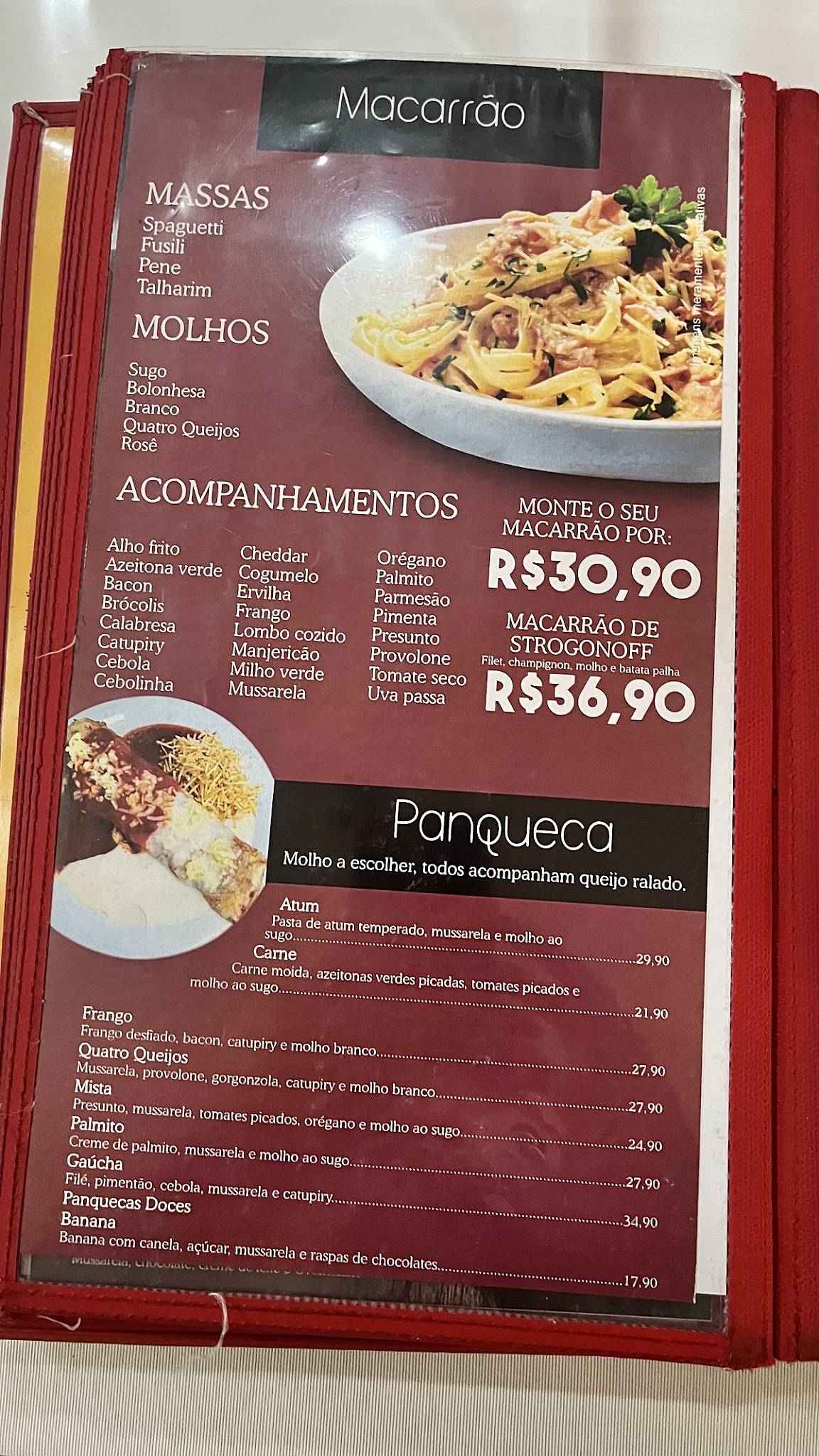 Focaccia Foods cardápio