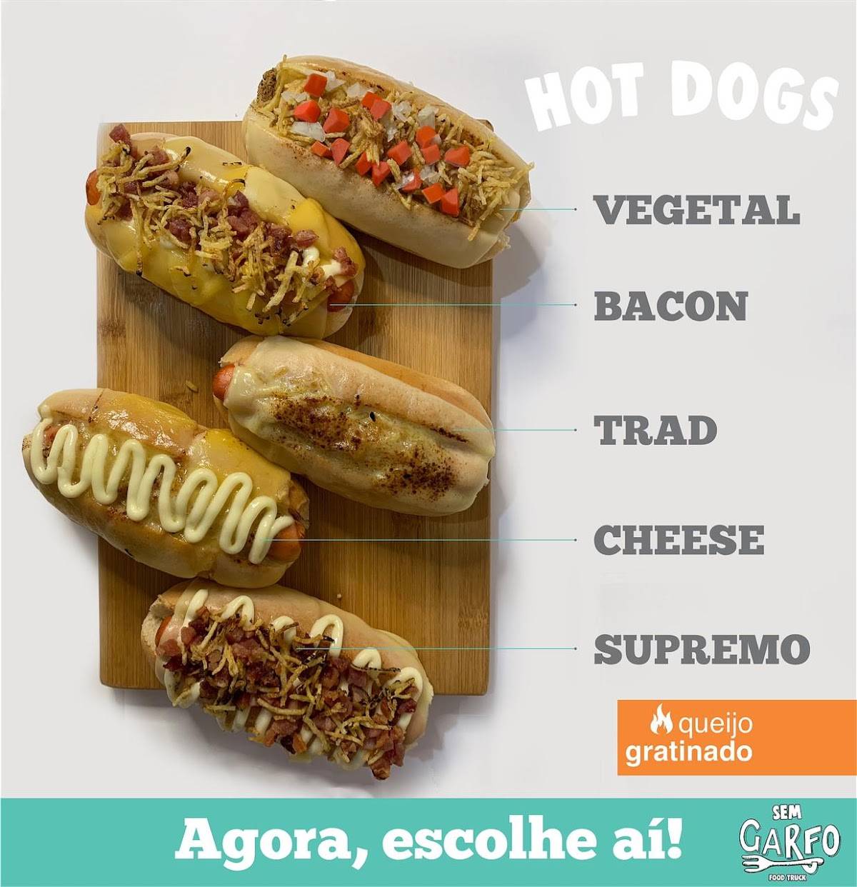 Sem Garfo Food Truck - Hot Dogs que Fazem Você Sorrir cardápio