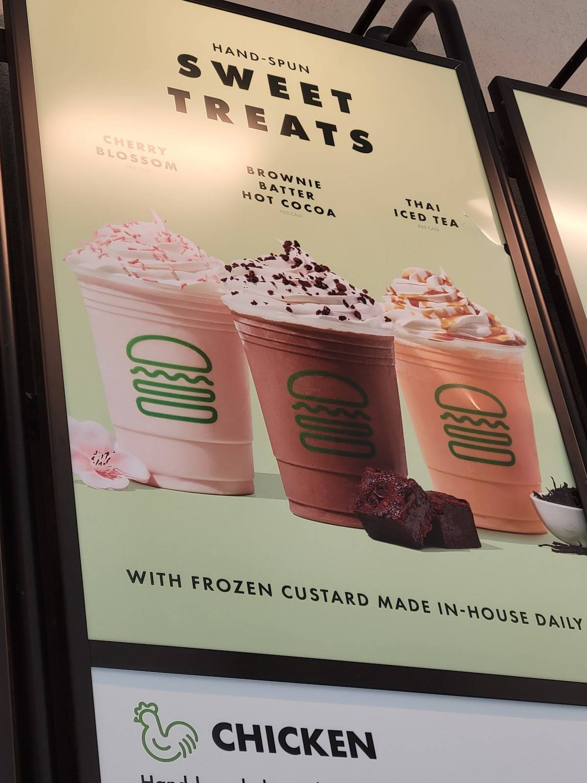 Menu at Shake Shack Huntersville fast food, Huntersville