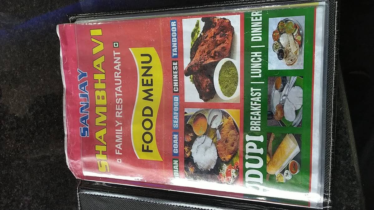 Shambhavi Restaurant menu