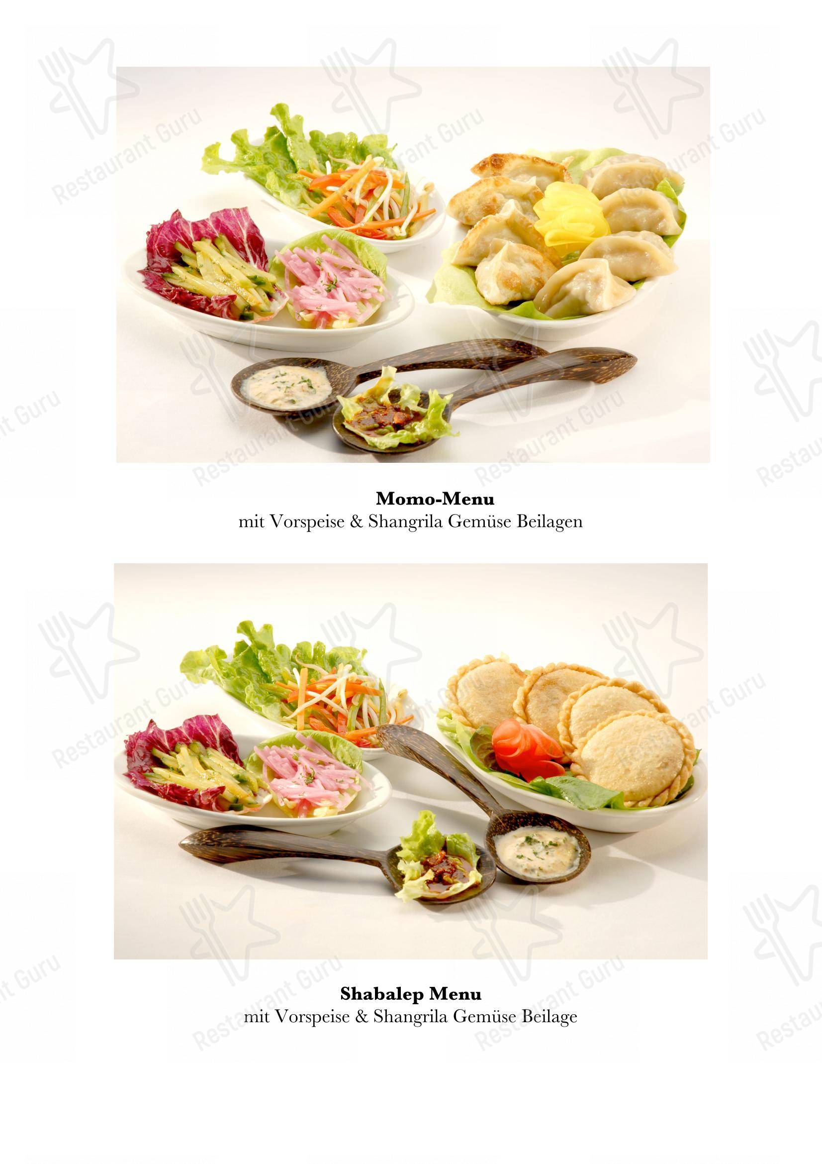 Menu di Shangrila Tibet Restaurant - Menu