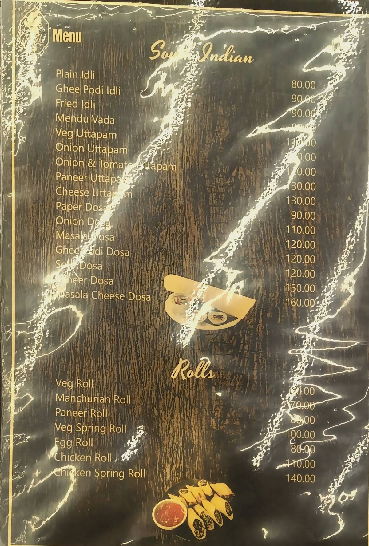 Sigdi MultiCuisine Restaurant menu