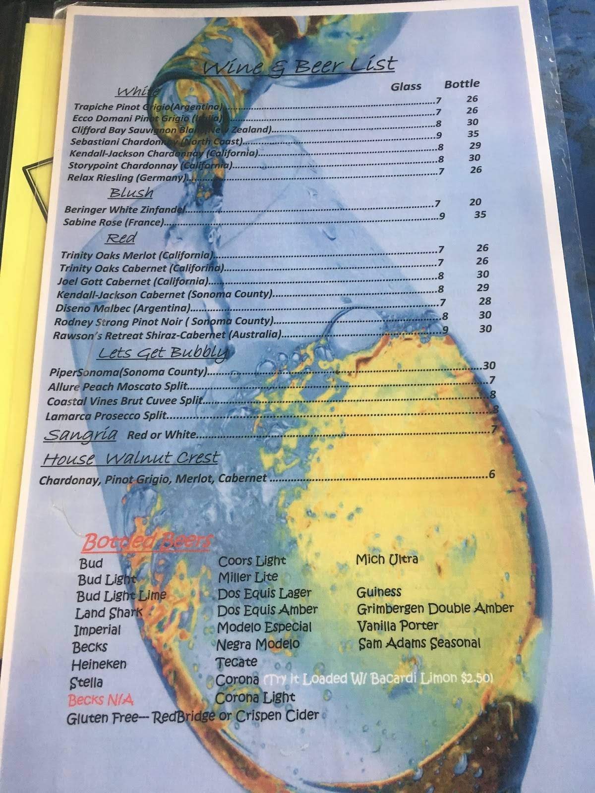 Menu at Skipper's Cove Bar & Grill, Fort Pierce