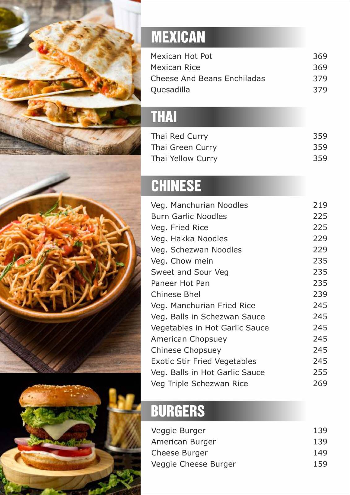 Sodam Taste and More menu