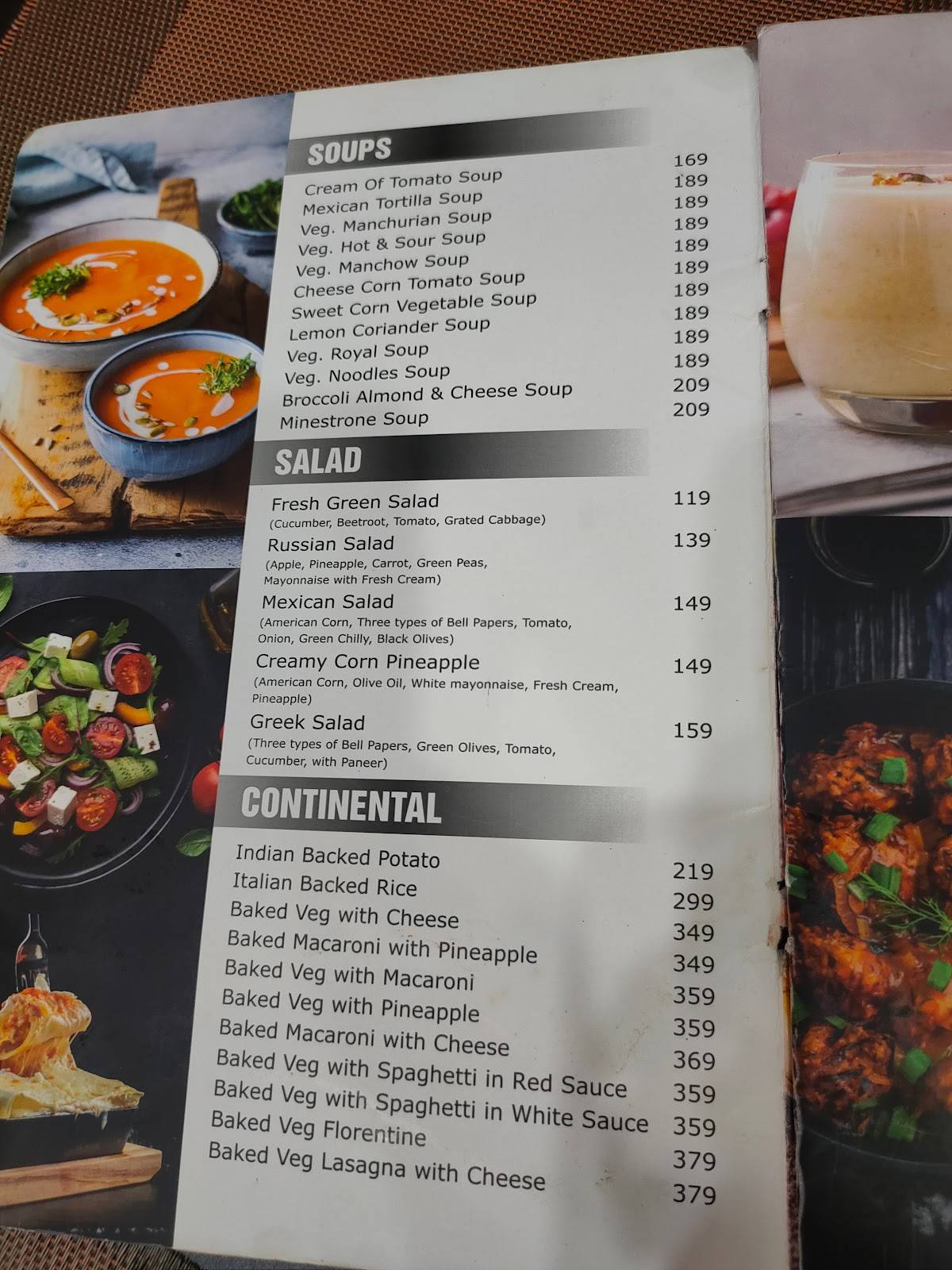 Sodam Taste and More menu