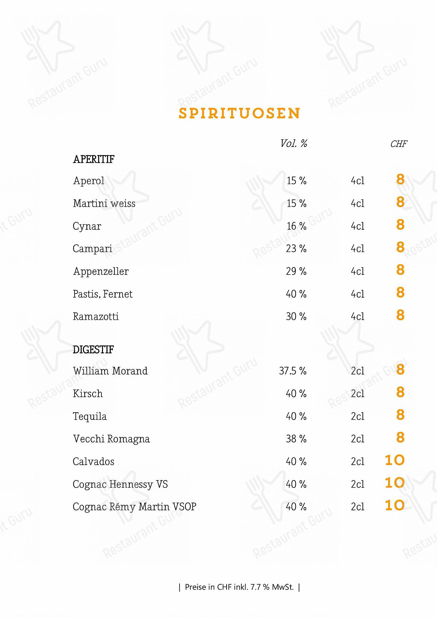 Menu di Löwen - Коктейльная карта