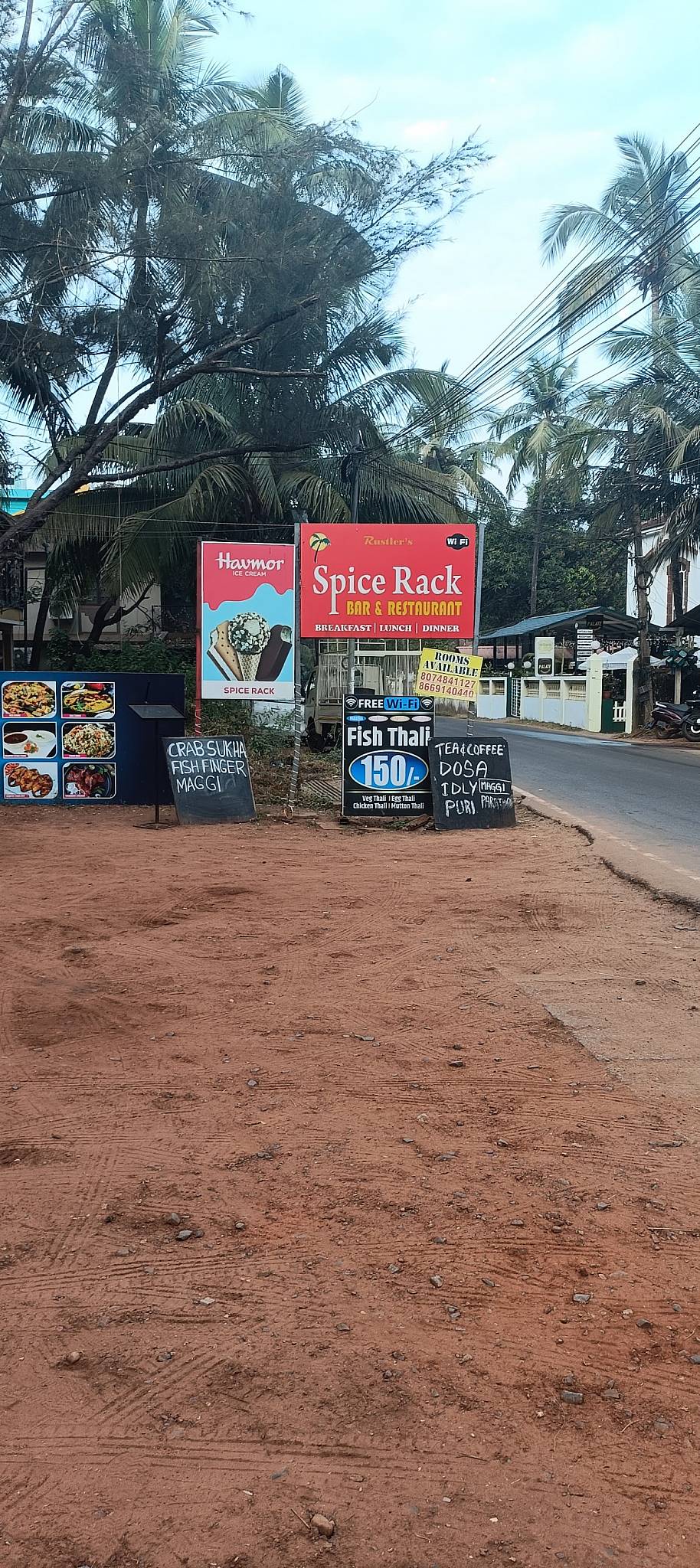 Spice Rack Bar n Restaurant menu