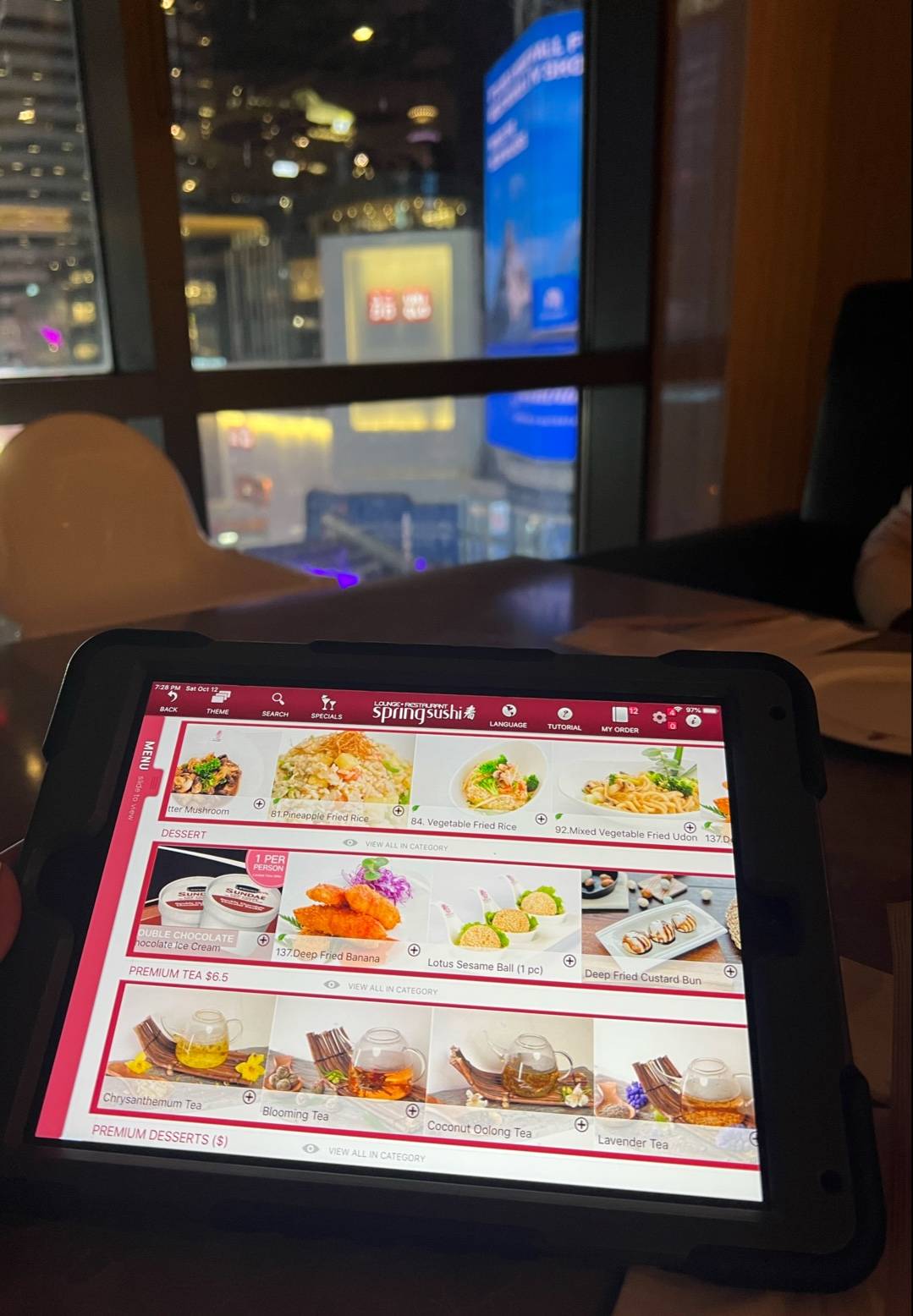 Menu de Spring Sushi Toronto (4th Floor)