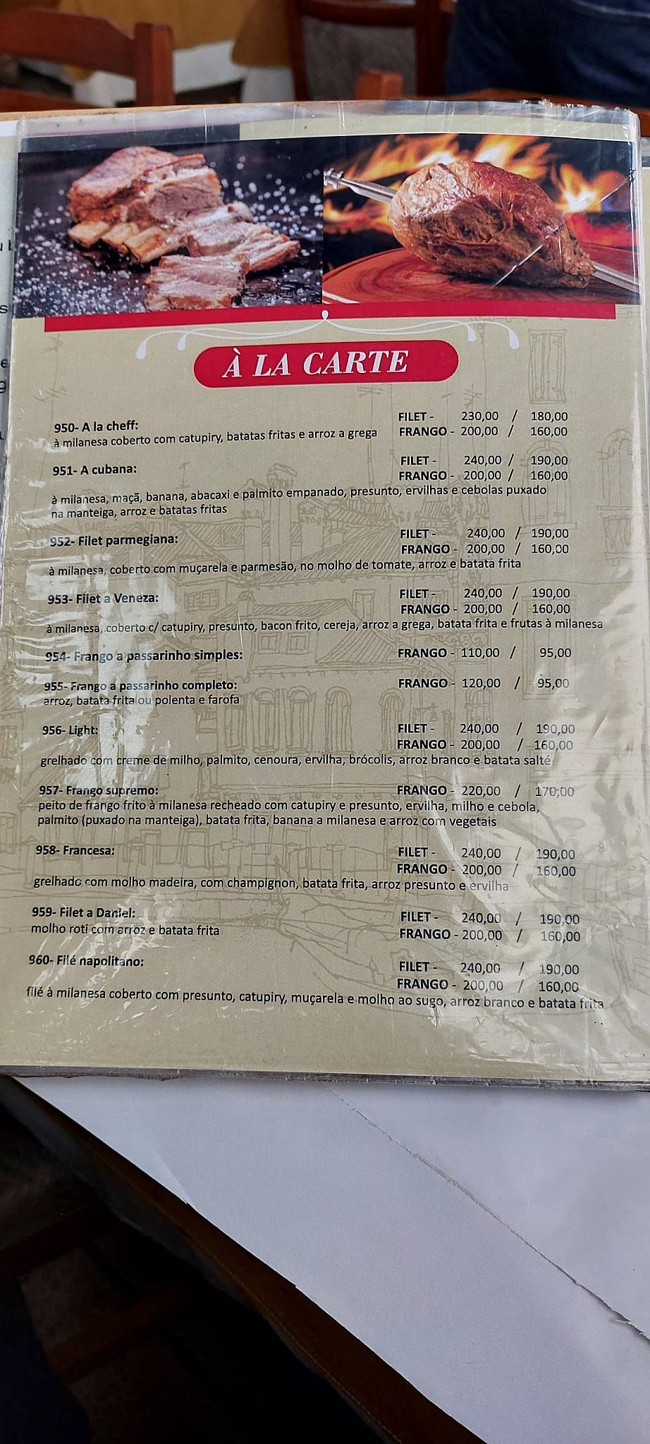 Churrascaria e Pizzaria Veneza cardápio