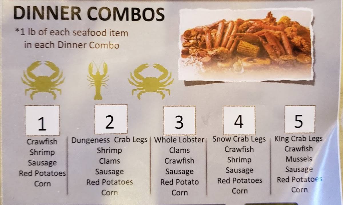 Menu at Storming Crab Youngstown restaurant, Youngstown