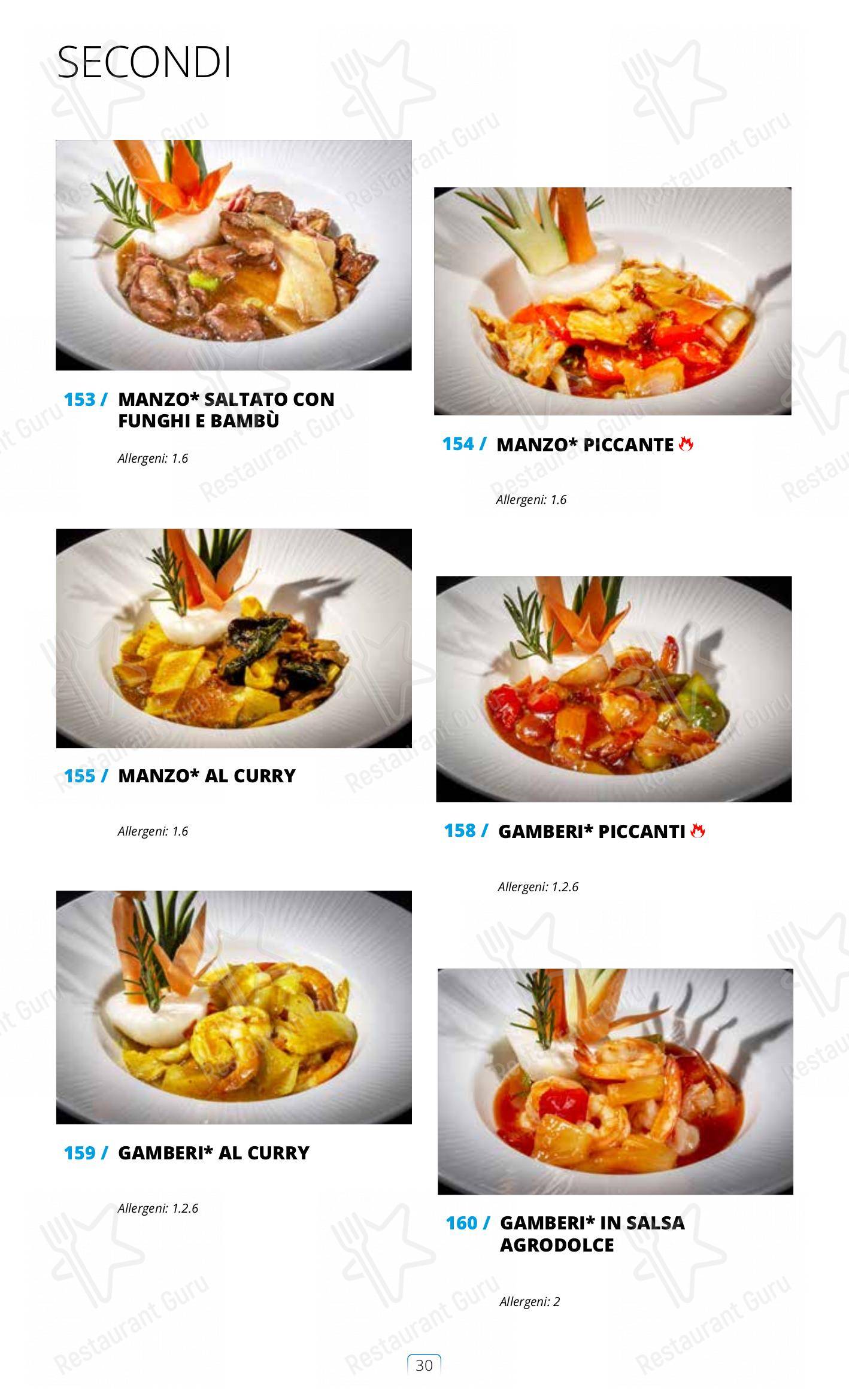 Menu di Sushi City Como - 菜单