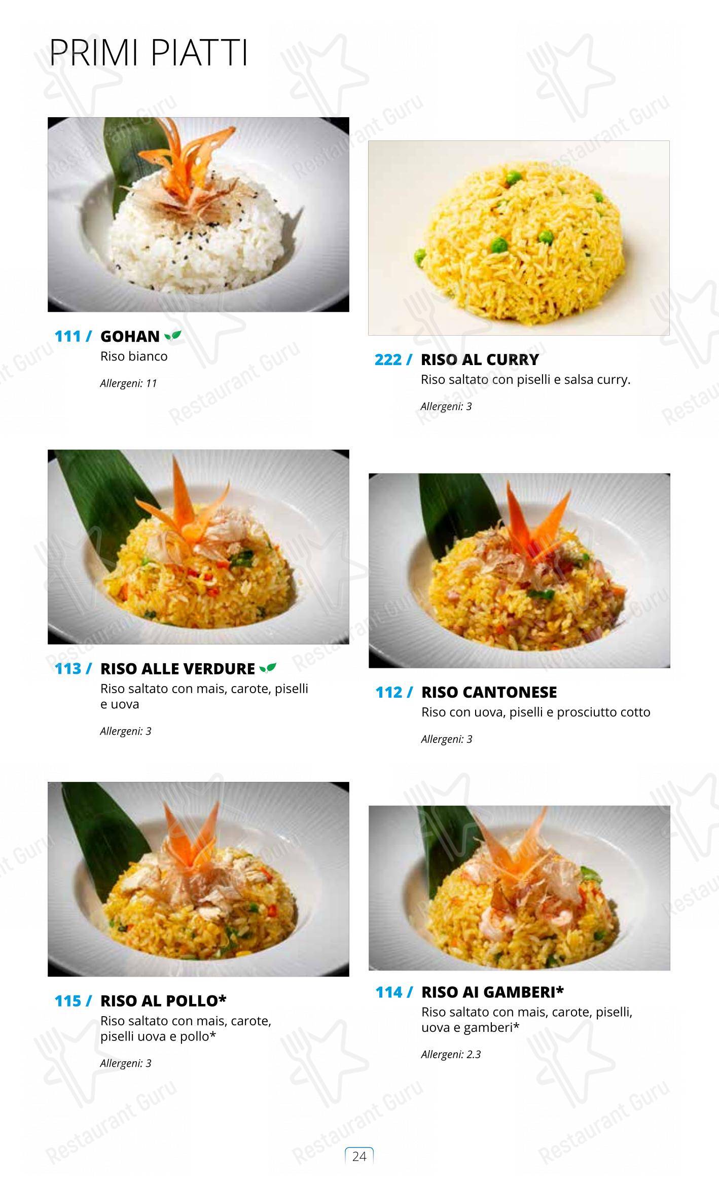 Menu di Sushi City Como