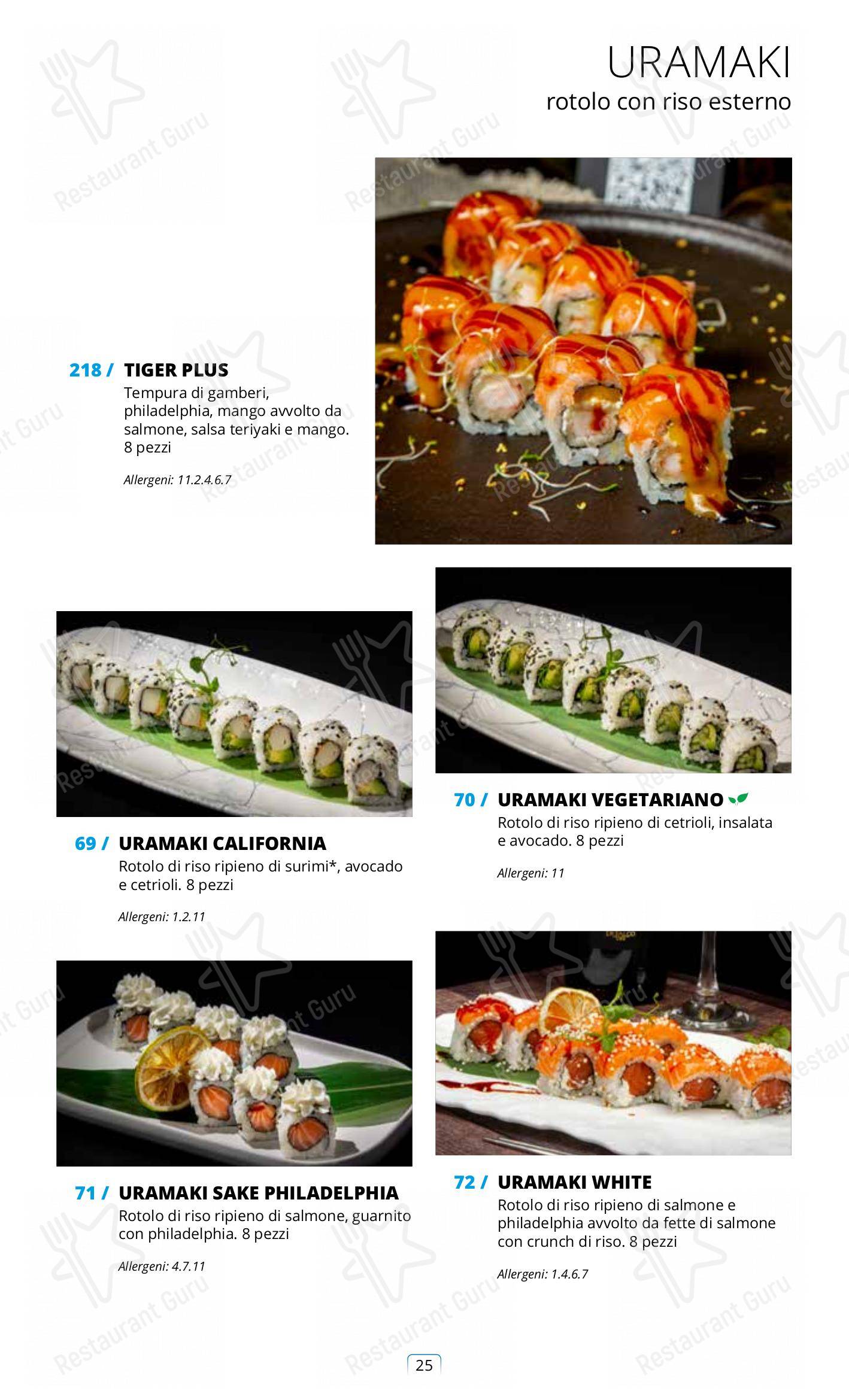 Коктейльная карта per Sushi City Como ristorante