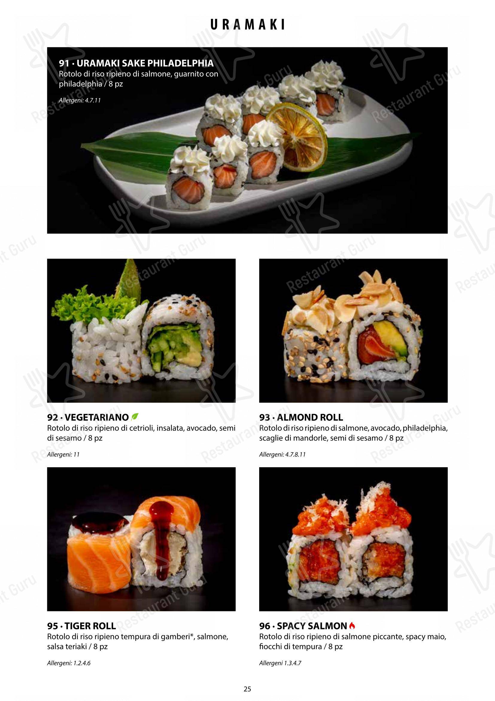 Основное меню per Sushi City Como ristorante